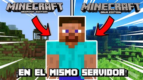 Como Jugar Minecraft Bedrock Y Minecraft Java En El Mismo Servidor