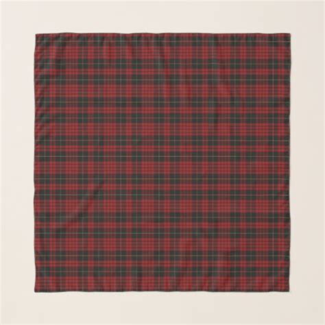 Clan Macqueen Tartan Chiffon Scarf Zazzle