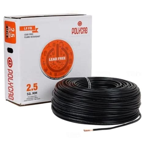 Polycab Black Frls M House Wire Wire Size Sqmm At Rs Roll