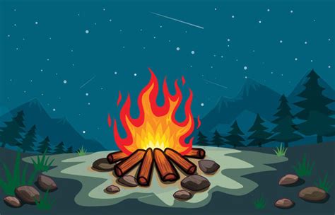 Campfire Cartoon Images