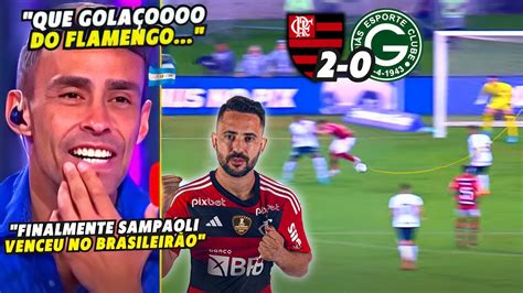 Tv Argentina Se Rende Ao Gola O De Letra Flamengo X Goi S Youtube