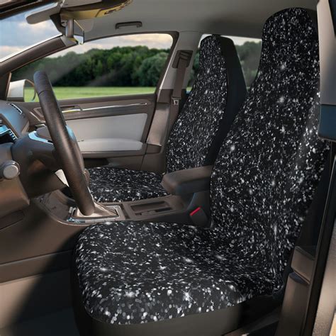 Black Glitter Bling Car Seat Covers Bling Car Accessories - Etsy