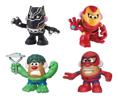 Marvel Mixable Mashable Mr Potato Head Mini 4 Pack