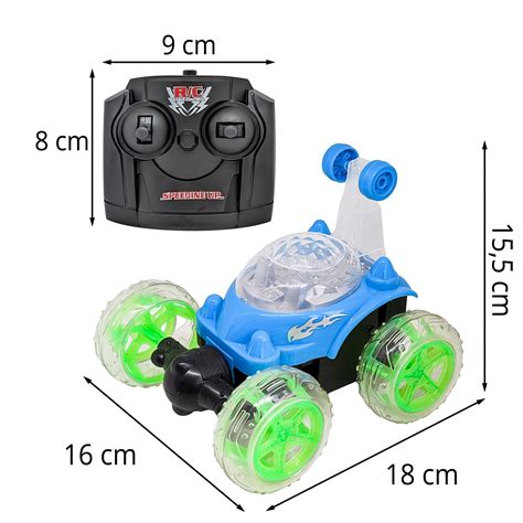 Masina cu Telecomanda Twister cu 6 Roti si Efecte Luminoase si Sunete