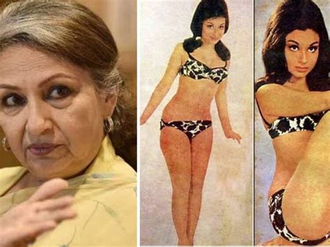 9 Hot Sharmila Tagore Bikini Pics