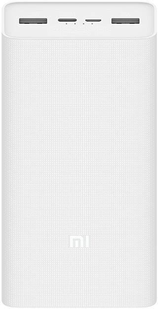 Xiaomi Mi Power Bank 3 30000 MAh USB C 24W Fast Charge PB3018ZM White