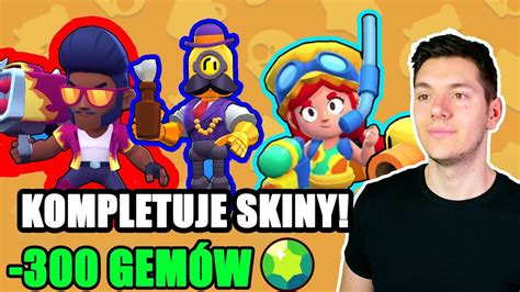 KOMPLETUJE MOJĄ KOLEKCJĘ SKINÓW W BRAWL STARS Wydałem Za Dużo Jeż