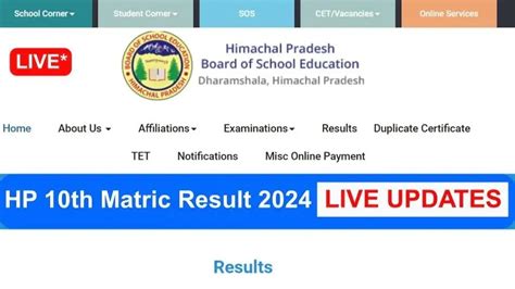 Hpbose Th Result Highlights