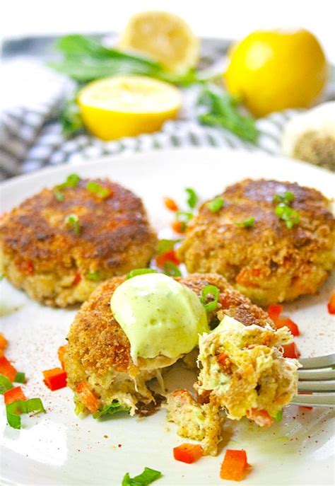 Lemon Basil Crab Cakes With Homemade Aioli Gluten Free Bright Roots