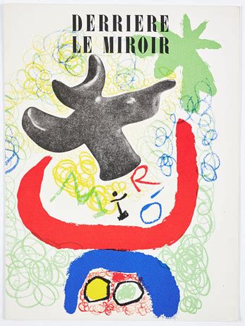 DERRIÈRE LE MIROIR DLM 2 pcs Joan Miró no 128 Peintures