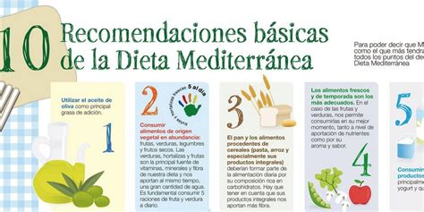 En Esto Consiste La Dieta Mediterránea 10 Claves Para Poder Seguirla InfografÍa