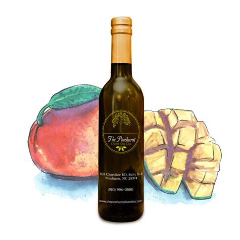 Alfoos Mango White Balsamic Ml The Pinehurst Olive Oil Company