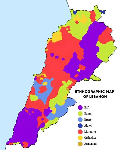 Religions of Lebanon. by aresten_dmp - Maps on the Web