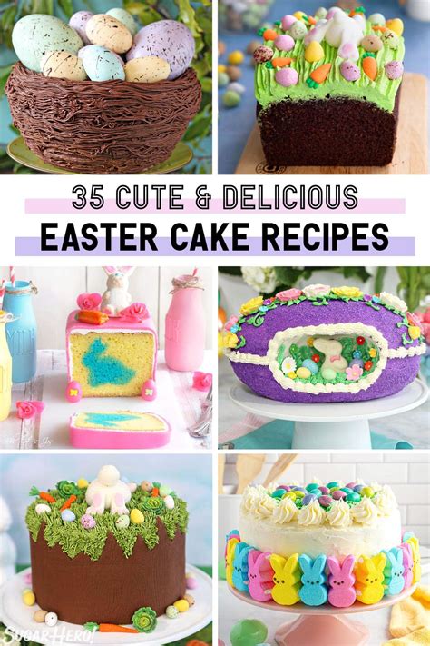 Adorable Easter Cake Recipes Sugarhero