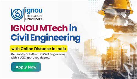 Ignou Mtech In Civil Engineering With Online Distance In India