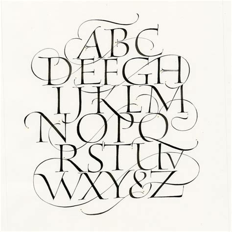 John Stevens On Instagram Roman Alphabet Pen Calligraphy On Arches