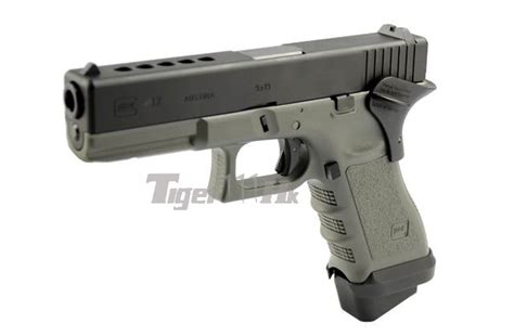 Tokyo Marui G17 Custom Gbb Pistol Foliage Green Airsoft Tiger111hk