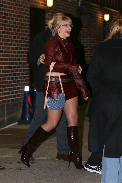 Reneé Rapp Exiting The Late Show with Stephen Colbert in New York 01 10