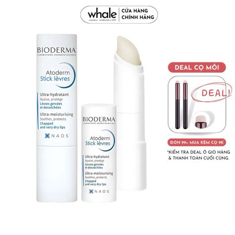 Son Dưỡng Môi Bioderma Atoderm Lèvres Stick Hydratant Shopee Việt Nam