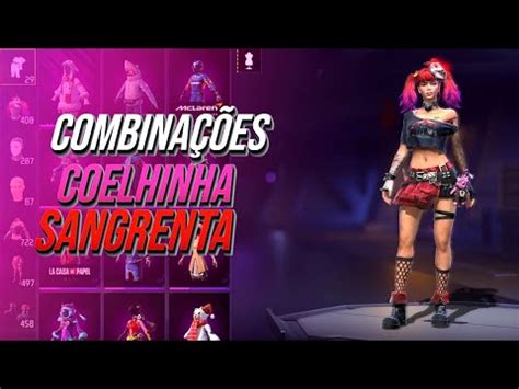 MELHORES COMBINAÇÕES DE ROUPAS FEMININAS NO FREE FIRE PACOTE