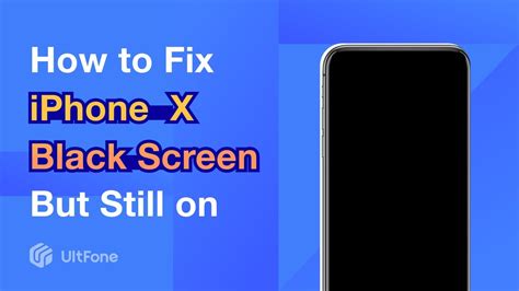 Fix IPhone X Black Screen But Still On Vibrates Works Or Black