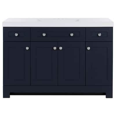 Glacier Bay Everdean 48 5 In W X 18 75 In D X 34 38 In H Bath Vanity