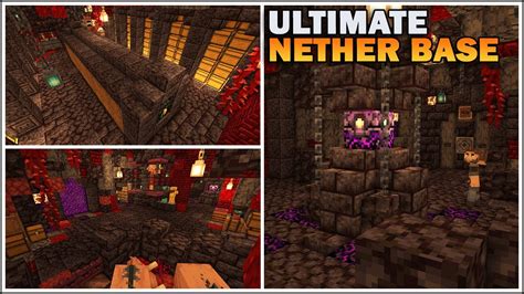 Minecraft Ultimate Nether Cave Base [minecraft 1 16] Youtube