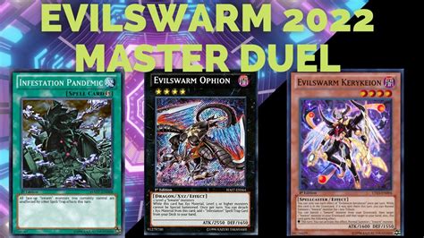 EVILSWARM IS THE KEY TO PLATINUM ELO IN YU GI OH MASTER DUEL YouTube