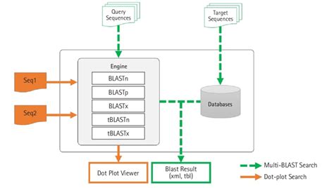 Flowchart Of The Nblast Workflow Incorporating Blast Analysis And A Dot