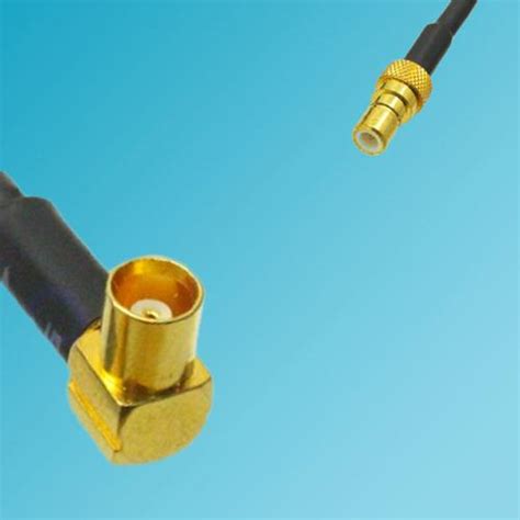 MCX Female Right Angle To SSMB Male RF Coaxial Cable