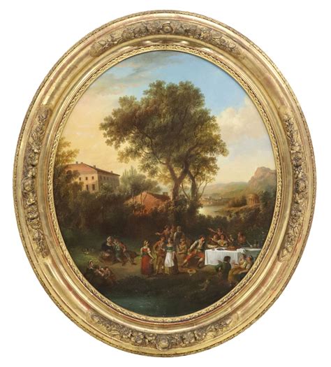 Jean Baptiste Lallemand Manner Of Jean Baptiste Lallemand Landscape