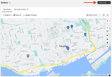 create  route   map roundtrip  center