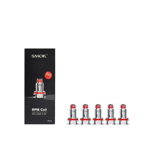 Smok RPM MTL Mesh 0 3ohm 5 Pack The Vape Shed