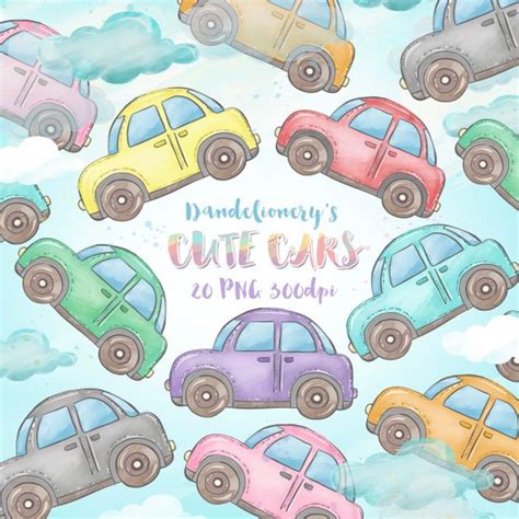 Cute Car Clipart Blue