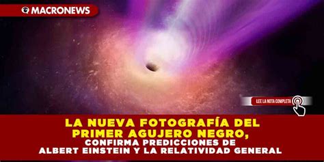 LA NUEVA FOTOGRAFÍA DEL PRIMER AGUJERO NEGRO CONFIRMA PREDICCIONES DE