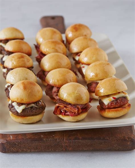 36 Mini Sliders Gourmet Appetizers Mini Sliders Food