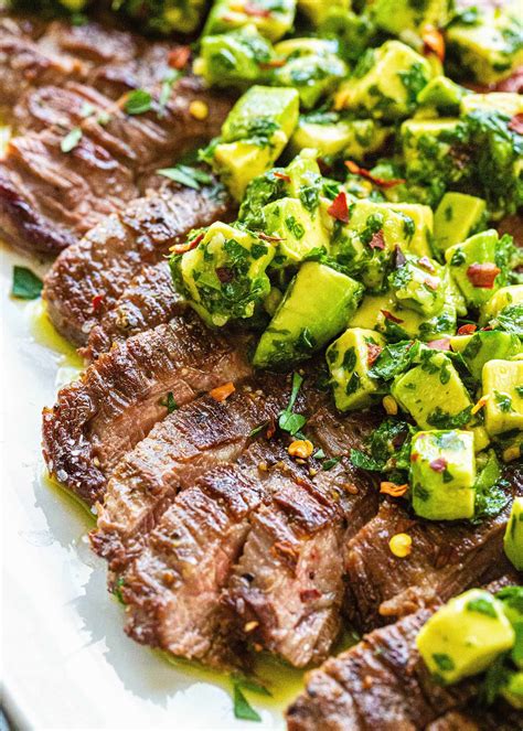 Bifteck De Jupe Avec Chimichurri L Avocat