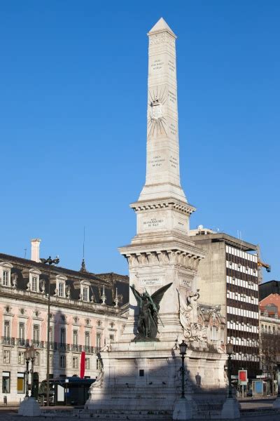 Monument on Restauradores Square in Lisbon - Stock Photo #11411005 ...