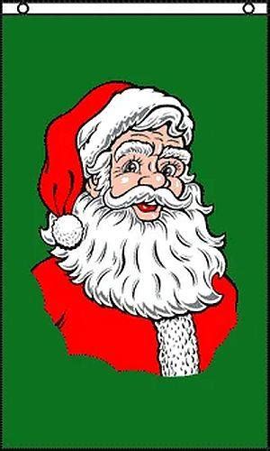 Santa Claus Flag Vertical 5x3 FT