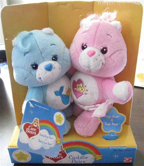 Care Bear Cuddle Pairs Hugs Bear And Tugs Bear Uk Toys And Games