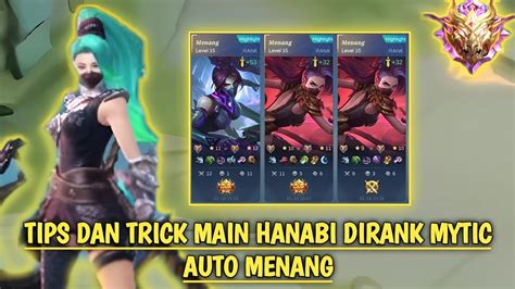 Tips Dan Trick Main Hanabi Revamp Di Rank Mytic Build Hanabi