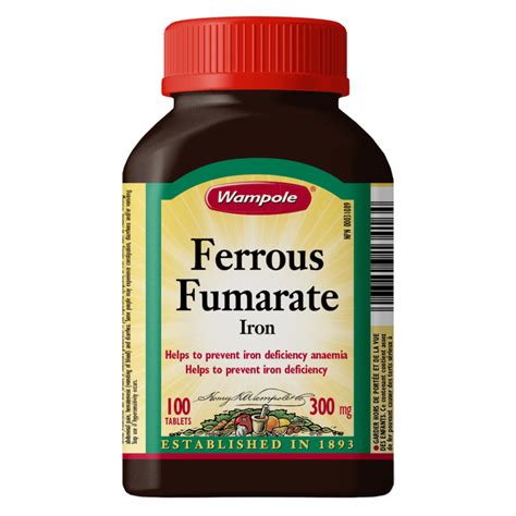 FERROUS FUMARATE 300 MG - Wampole