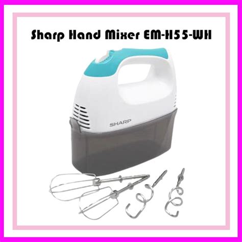 Sharp Hand Mixer Em H Wh Shopee Malaysia