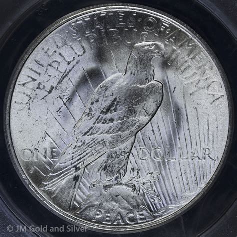 1935 S 1 Peace Silver Dollar Anacs Ms 64 Uncirculated Unc Bu Ebay