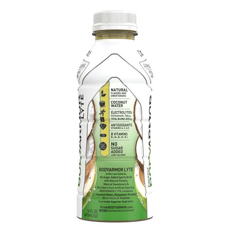 Bodyarmor Lyte Sports Drink Coconut 16 Fl Oz 12 Count