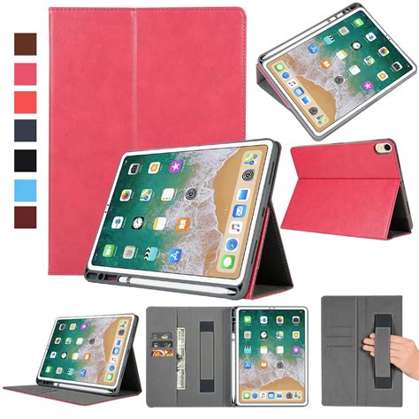 Smart Case For Ipad Pro 11 With Pencil Holder And Card Slots Epicgadget Pu Leather Auto Wake