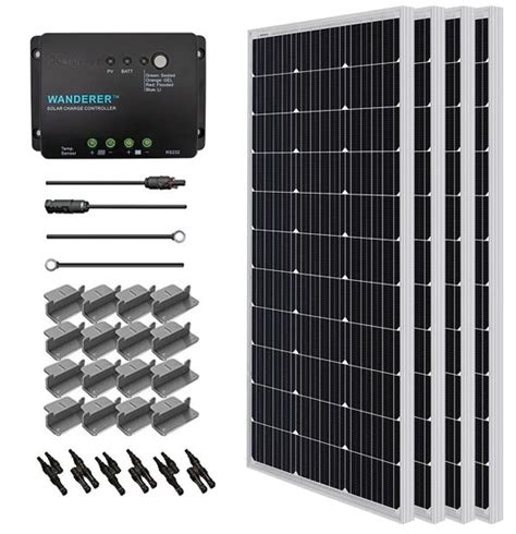 RENOGY 400 Watt 12V Solar Starter Kit | Renogy 400W Solar Panel Kit