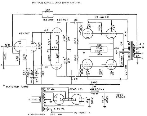 A Diagrammatic Breakdown Of A Vacuum Tube Amplifier