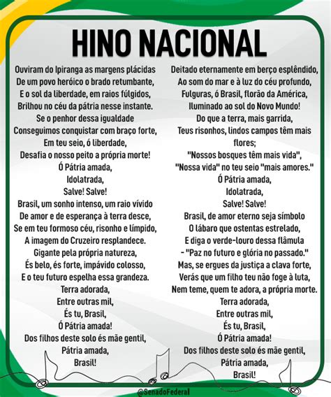 Dia Do Hino Nacional Do Brasil Artofit