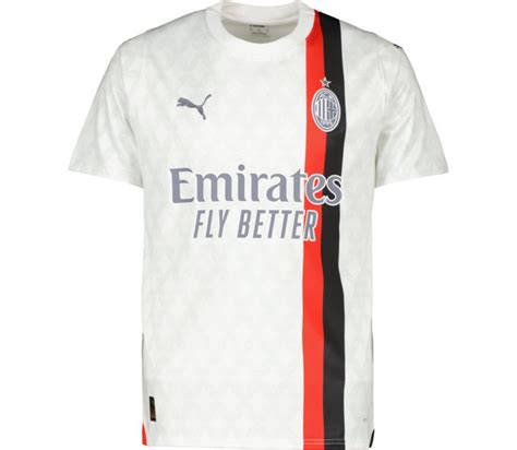 Puma AC Milan Away 23 24 matchtröja PUMA White Feather Gray Köp